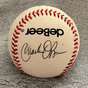 Charlie O’Brien Signed Autographed Baseball MLB Catcher Mew York Mets 1991